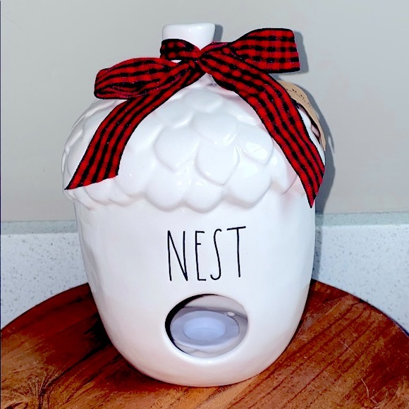 ❗️RAE DUNN NEST ACORN THANKSGIVING MODERN FARMHOUSE BIRDHOUSE FALL WINTER DECOR - Picture 9 of 9